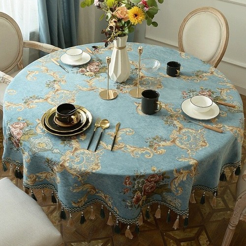 Luxe nappe chenille floral - luxe,