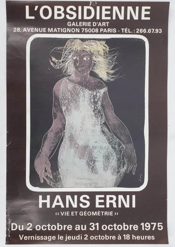 Affiche art hans - [affiche, erni