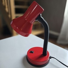 Lampe Rouge Vintage Années 80