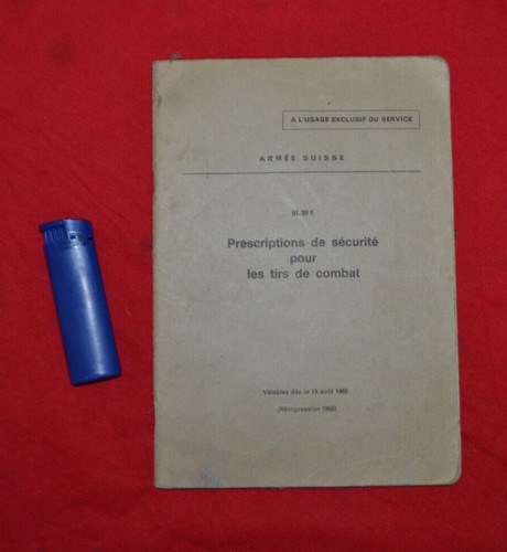 Ancien manuel militaria suisse - ancien,
