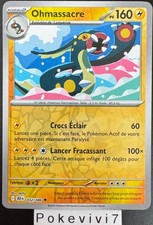 Carte Pokemon OHMASSACRE 032/086 REVERSE EV10.5 Foudre Noire BLK FR NEUF