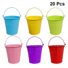 20pcs mini seau en filets de petite fleur seau de fleur en étanche mini plantes