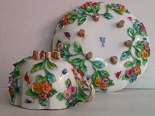 Rare meissen tasse sous - rare,