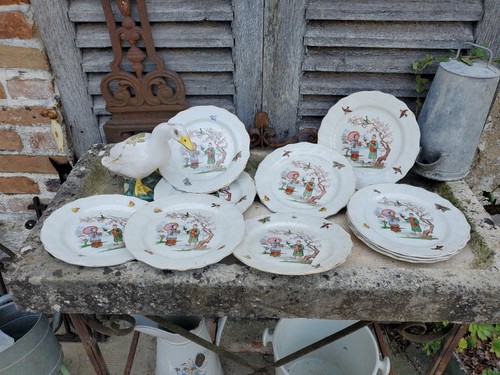 Anciennes assiettes a - 8,