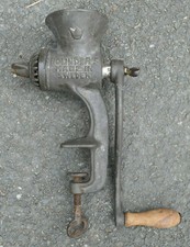 ANCIEN HACHOIR MECANIQUE BOLINDER'S MADE IN SWEDEN BOUCHERIE DECO CUISINE METAL