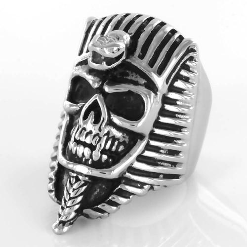 Bague acier egyptian pharoah - acier,