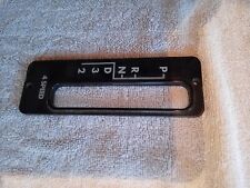 JAGUAR XJS 3.6 AUTO  -  GEAR LEVER INDICATOR SELECTOR PLATE  -  4 SPEED