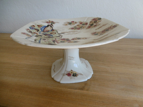 Compotier haut faience - compotier,