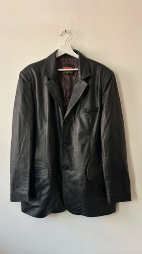 Veste style blazer cuir - veste,