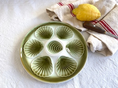 Vintage french green oyster - vintage,