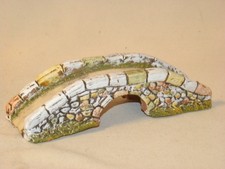 VINTAGE ANCIEN SANTON DE PROVENCE ACCESSOIRE DE DECOR TERRE CUITE LE PONT