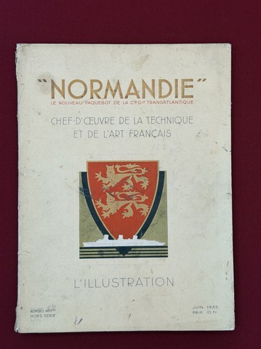 Livre normandie paquebot - normandie,