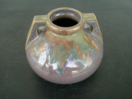 Vase art deco ceramique - art,
