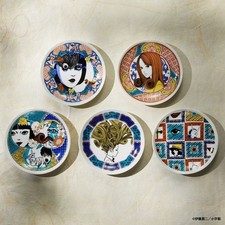 Uzumaki 25th Anniv. Lot de 5 petites assiettes Kunati Ware JUNJI ITO Kirie...