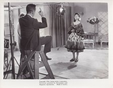 Tournage Humphrey Bogart Ava Gardner The Barefoot Contessa Original Vintage 1954