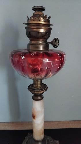 Lampe petrole baccarat - a,