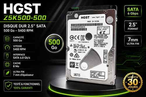 Disque dur interne 500go - dur,