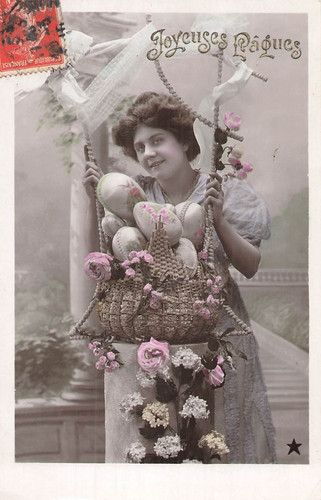 Enamelling easter woman - enamelling,