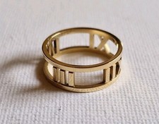 Tiffany & Co. Atlas yellow gold Ring. 18k 18ct or 750/000 gold. S 6.25 / 6.5 US