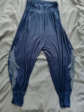  Sarouel bleu marine avec strass