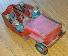 Rare jouet ancien tôle jeep