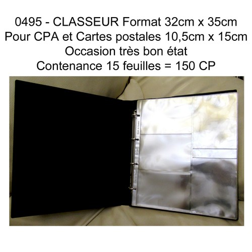 A0495 classeur 32cm 35 cpa - 32cm,