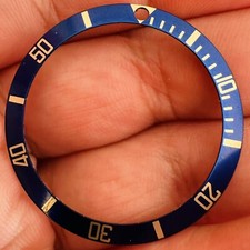 Rolex Blue Insert For Submariner Ref 16808 16803 16613 16618 E01