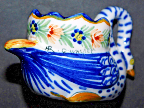 Rare ancien coquetier quimper - ancien,