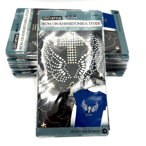 Christian iron rhinestone - christian, iron-on