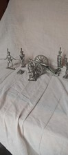 scene artillerie en étain