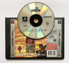 TIME CRISIS (1) - Sony Playstation 1 PS1 PS2 - Jeu + Jaquette Arrière - PAL EUR+