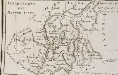 Alpes haute provence 1791 - alpes,