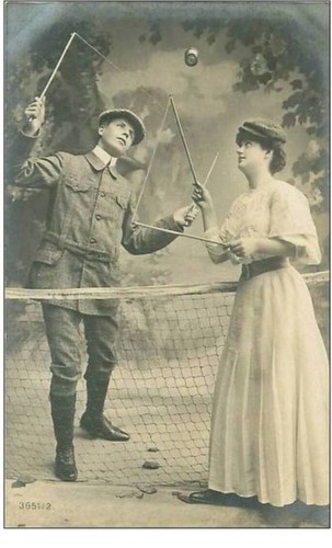 Jeux couple jouant - jouant, jokari