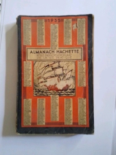 Almanach hachette 1935 - ,