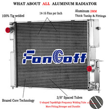3 Rangées Radiateur Pour LANDROVER DISCOVERY 2.5 TD5 98-04 1998 DIESEL MT