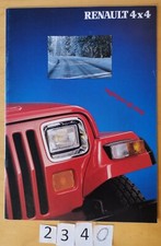 RENAULT 4x4 21 TXi/ 2L TURBO/ NEVADA JEEP WRANGLER CHEROKEE TRAFIC ESPACE 32p 90