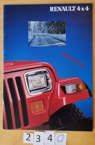 Renault 4x4 txi turbo - txi/, turbo/