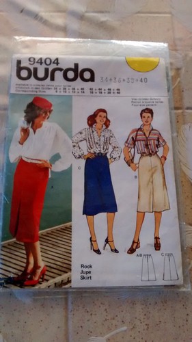 Patron burda jupe femme t - burda,