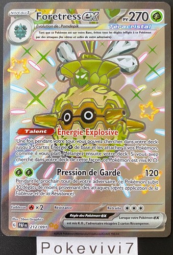 Carte pokemon foretress - pokemon,