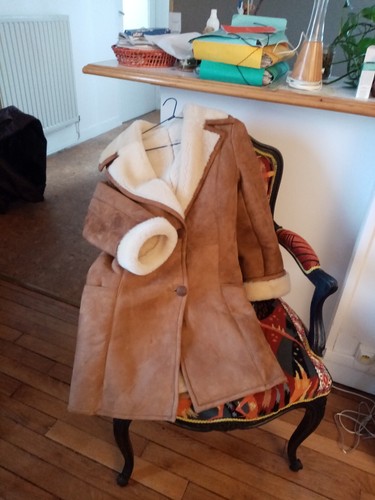 Manteau mouton retourné - mouton,