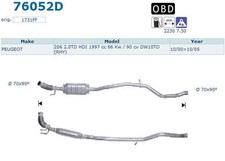 Pot catalytique Peugeot 206