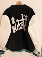 Veste teddy varsity noire