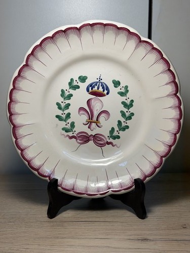 Assiette décorative - , en