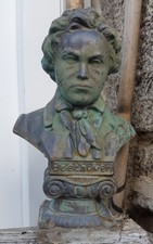 Buste de Beethoven en bronze