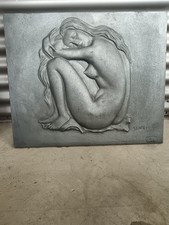 Plaque De Cheminée Fonte Signé SERGEFF