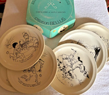 Lot de 6 anciennes assiettes