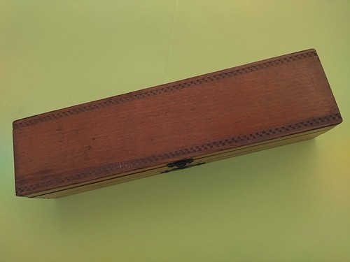 Joli ancien plumier double - joli,