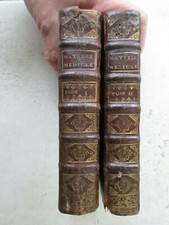 PITTON DE TOURNEFORT : MATIERE MEDICALE, usage des médicaments, 1717. 2 vol.