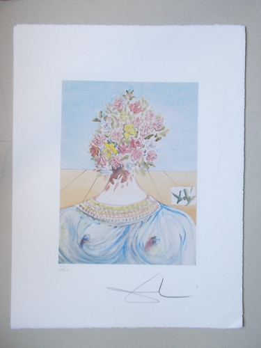 Lithographie salvador dali - , "
