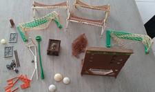 jeu football Subbuteo Matériel cages filets tableau d'affichage drapeaux